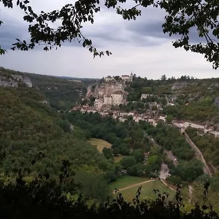 Gites Des Deux Vallees Chalet Avec Vue Imprenable Rocamadour Exterior photo